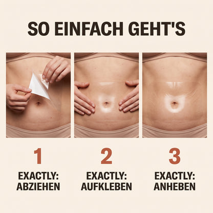So einfach geht's: abziehen, aufkleben, anheben
